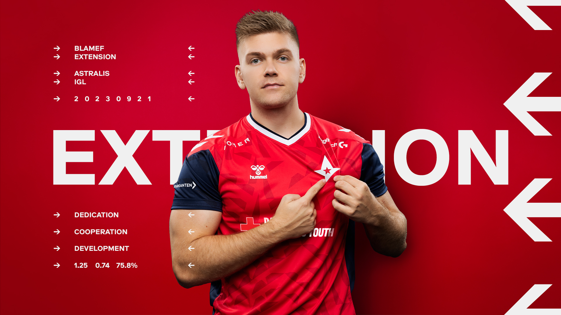 Astralis Counter-Strike extends with the team captain