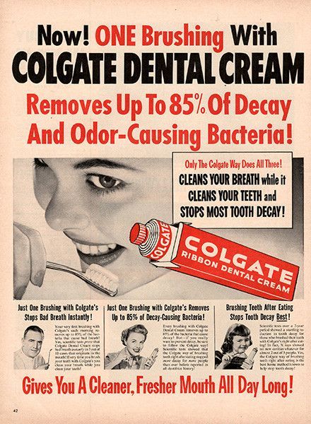 old toothpaste ad.
