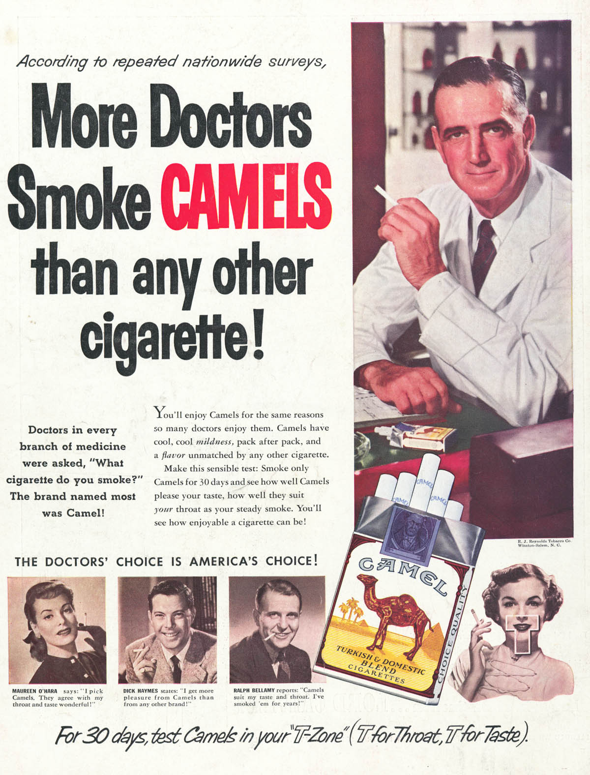 more doctors smoke camels ad.