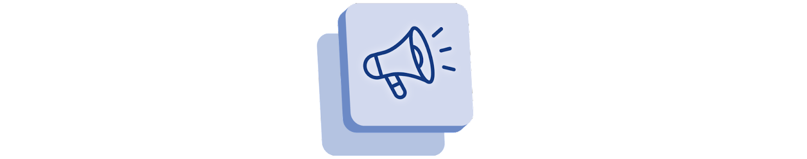A bullhorn icon