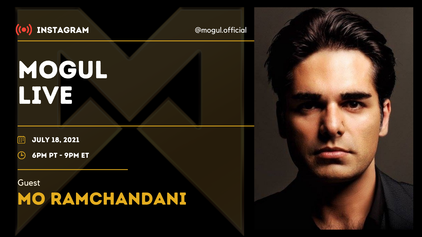 Mogul Live Interview with Mo Ramchandi, Director of Bonded; the first-ever Movie Financed by Mogul
