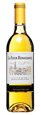 La Fleur Renaissance Sauternes wine bottle front view with labels