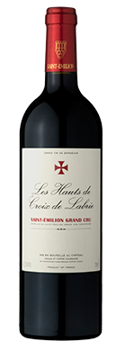 Les Hauts de Croix de Labrie Grand Cru wine bottle front view