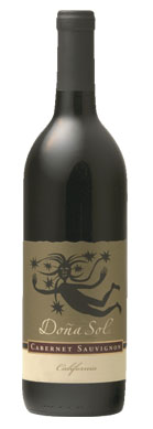 Dona Sol wine brand Cabernet Sauvignon 750ml wine bottle with label front