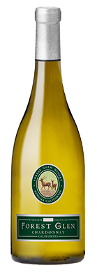 Forest Glen California Chardonnay wine bottle front view