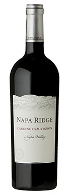 Napa Ridge brand Napa Valley Cabernet Sauvignon wine bottle and wine label