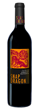 Snap Dragon wine brand 750ml Cabernet Sauvignon bottle and label front view