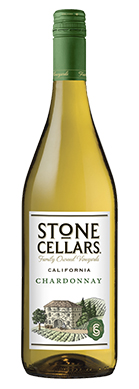 Stone Cellars California Chardonnay wine bottle front view