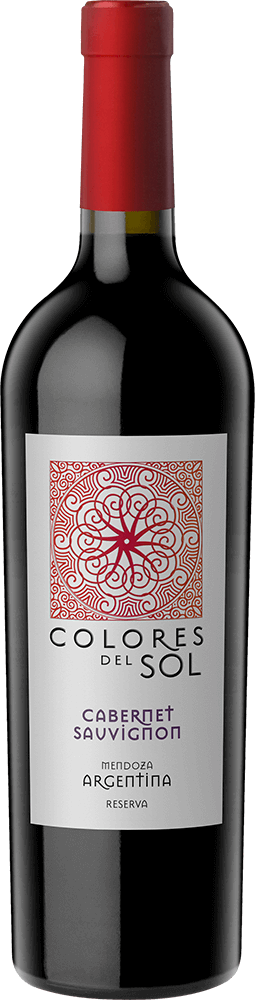 Colores del Sol Reserve Cabernet Sauvignon wine bottle from Mendoza Argentina