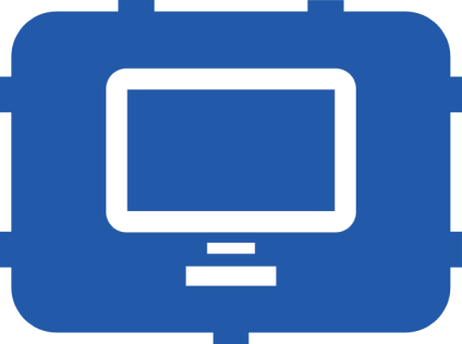 Tigo monitoring icon blue