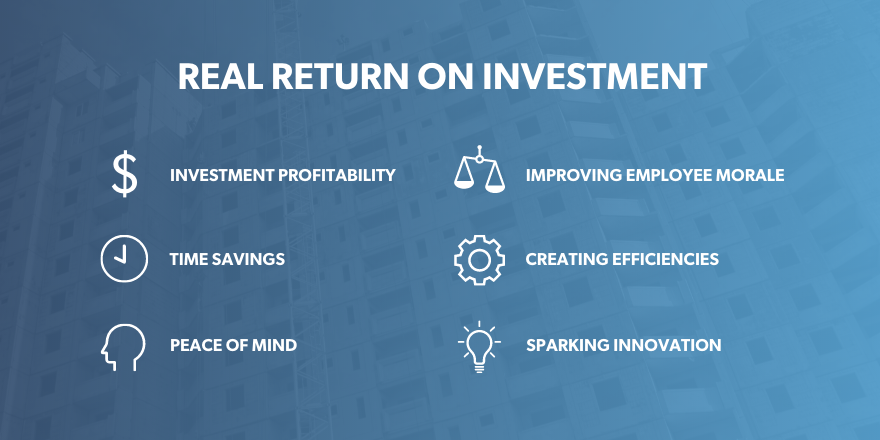 List of real returns on investment from a workforce management platform.