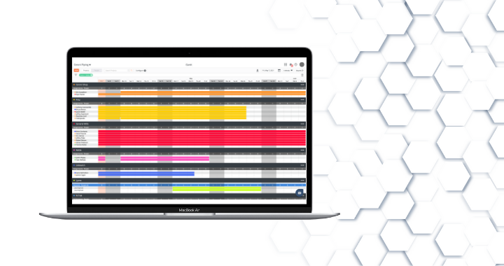 An image of LaborChart, the construction workforce management platform in action.