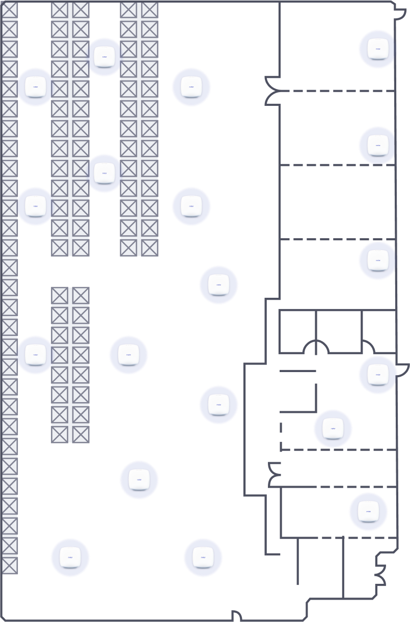 Meter installation floorplan