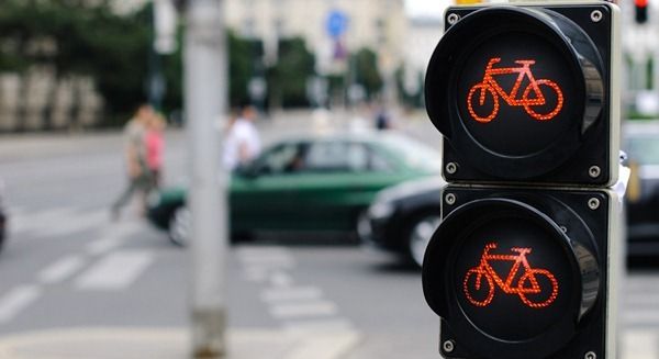 Red Bicycle Lights