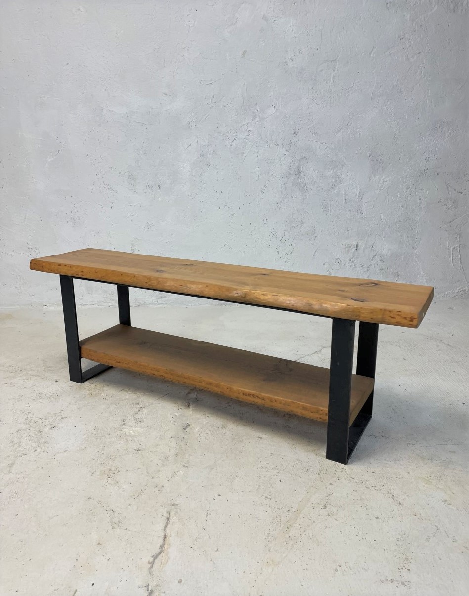 Banc double plateau sur mesure Adrien