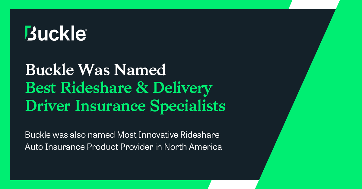 Buckle Named Best Rideshare & Delivery Driver Insurance Specialists