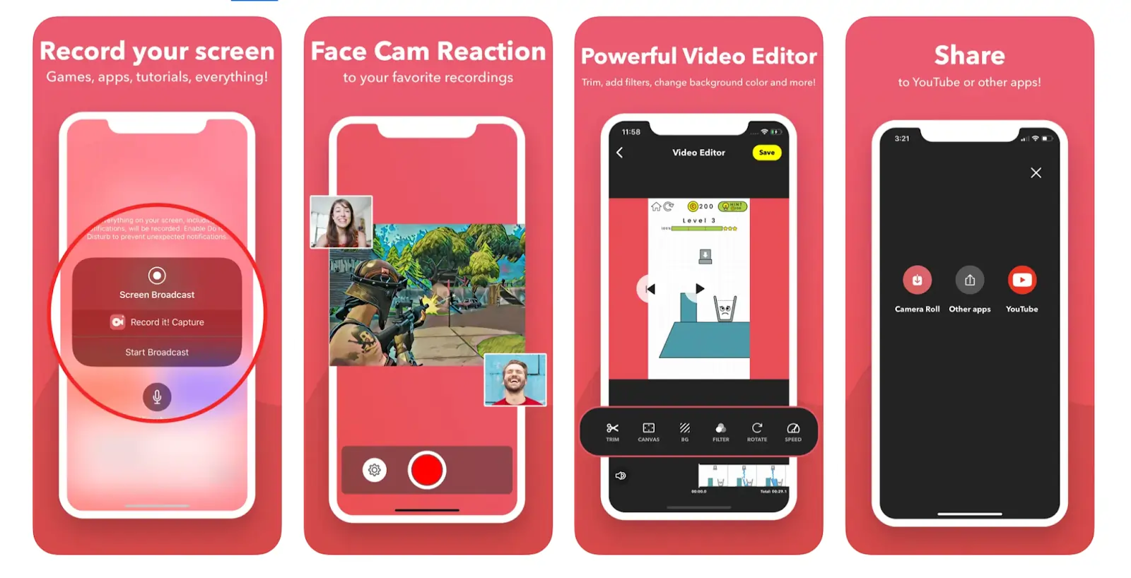 Record it app for iOS for recording online videos