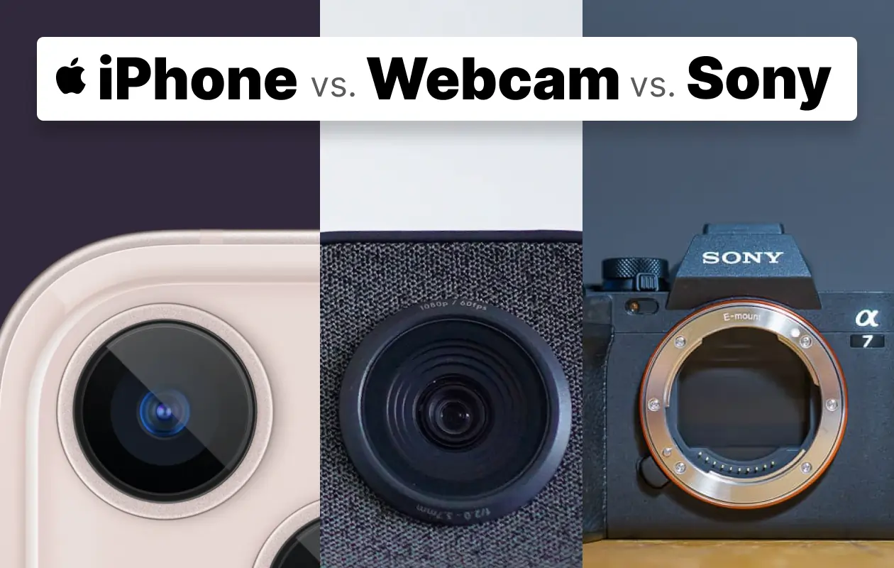 Continuity vs. Webcam vs. Sony Mirrorless