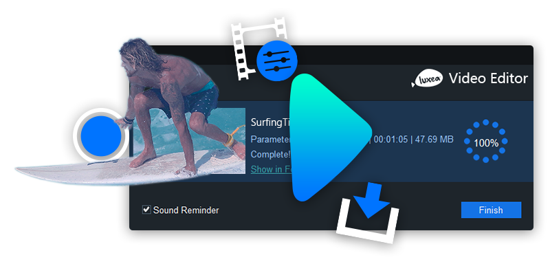 Luxea Free video editor