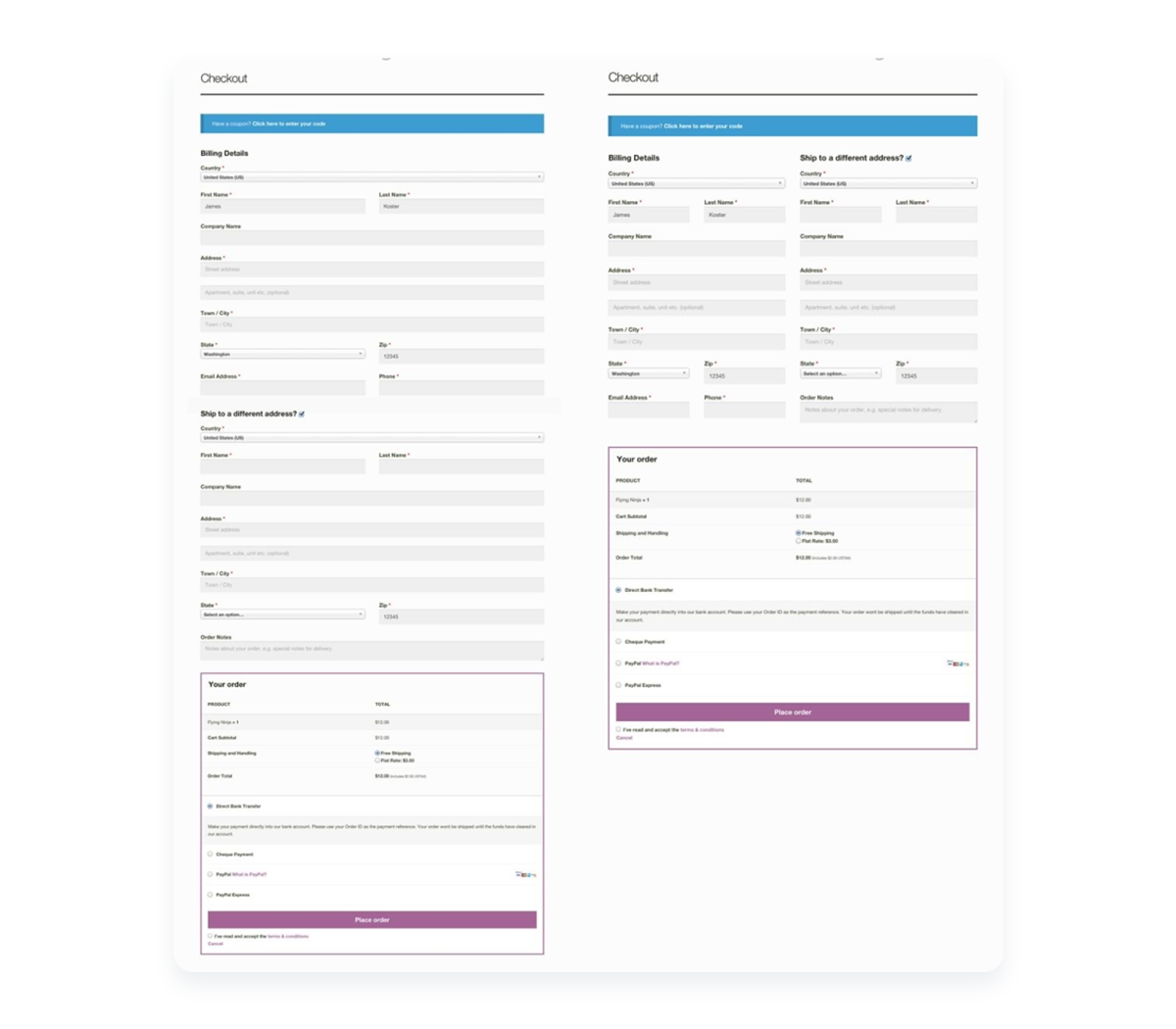 standard-custom-woocommerce-checkout-page