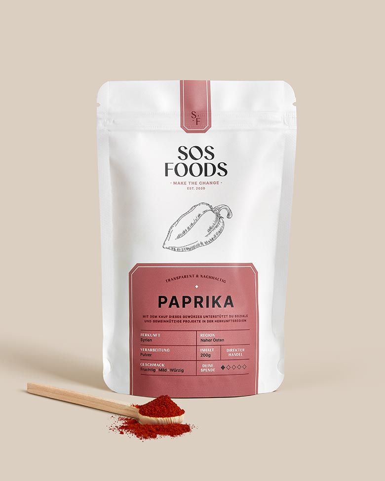 Paprika mit Gewürzbutter