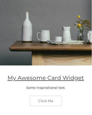 Card Widget Example