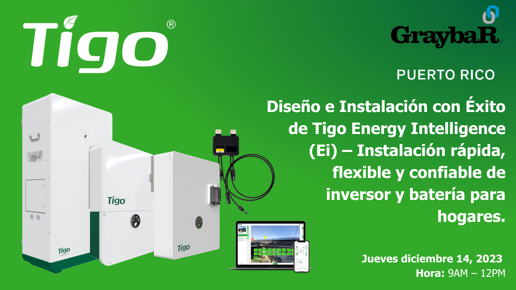 Tigo x Graybar Puerto Rico - Diseño e Instalación Tigo EI | Tigo Energy