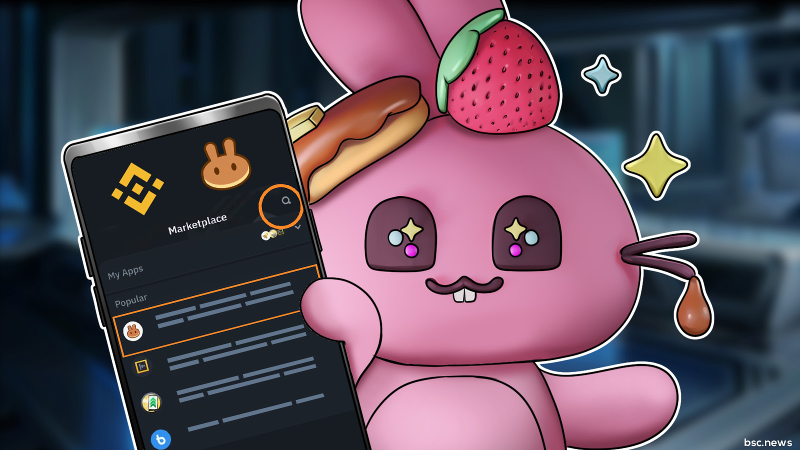 Binance Integrates PancakeSwap Search Widget Into Mobile App