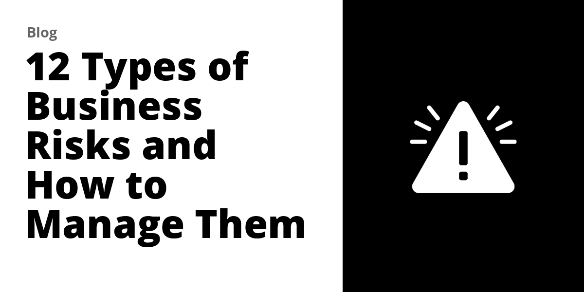 12 Types of Business Risks and How to Manage Them