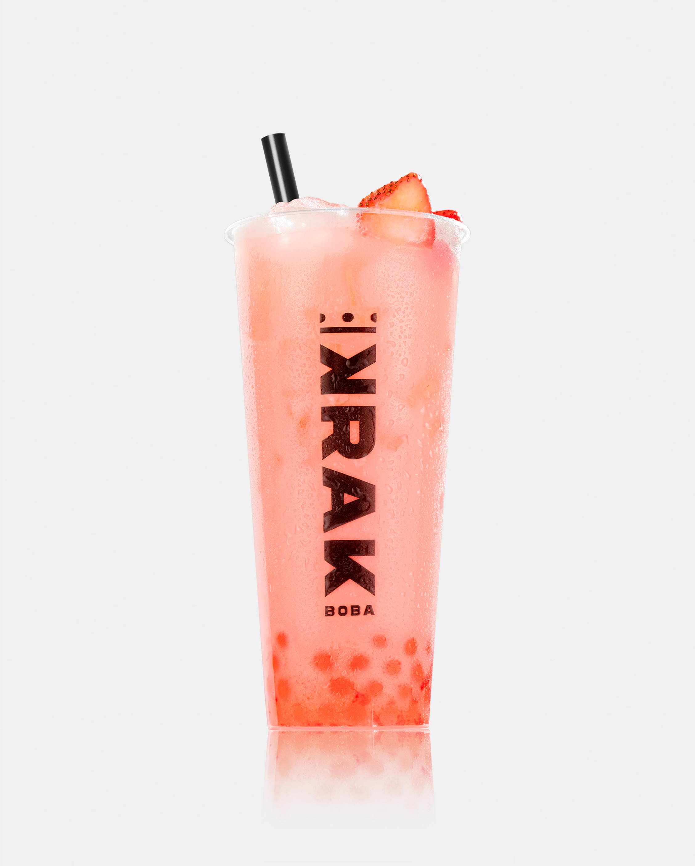 Krak Boba Strawberry Yogurt