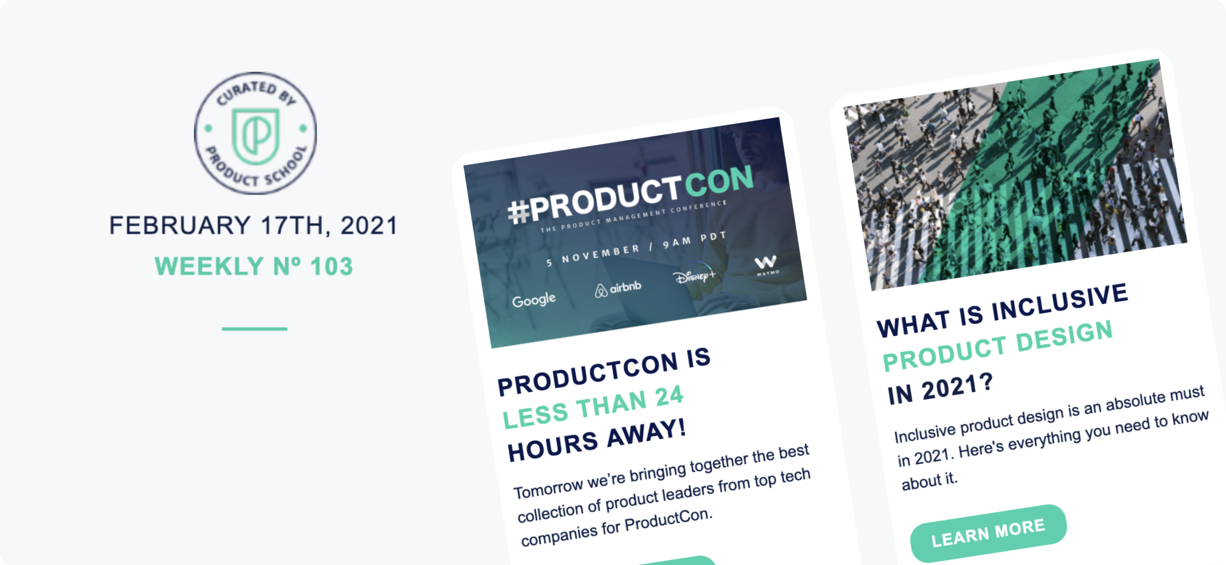Virtual conference promotion email