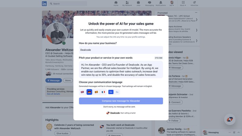 Dealcode Ai Sales Message Generator Like Chatgpt For Sales Dealcode Dealcode Ai Sales Message Generator Like Chatgpt For Sales Dealcode