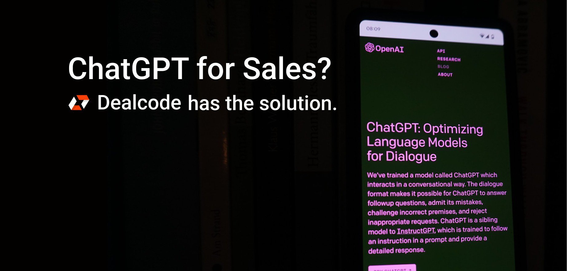 Dealcode AI Sales Message Generator- like ChatGPT for Sales