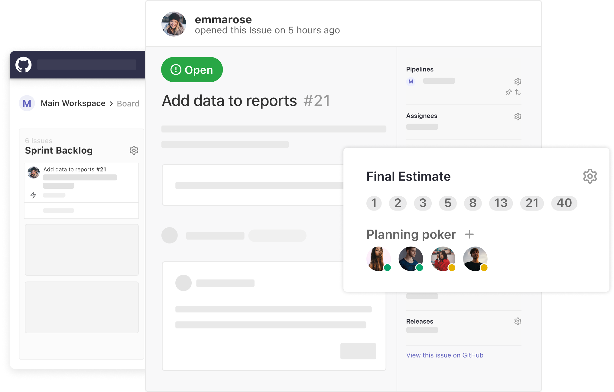 Estimation made easy with ZenHub's planning poker
