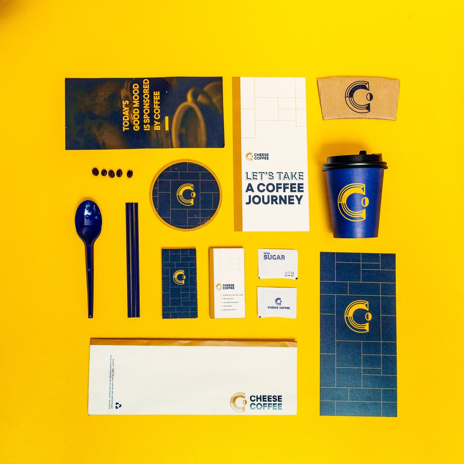 Cheese Coffee branding It all start with Coffee!