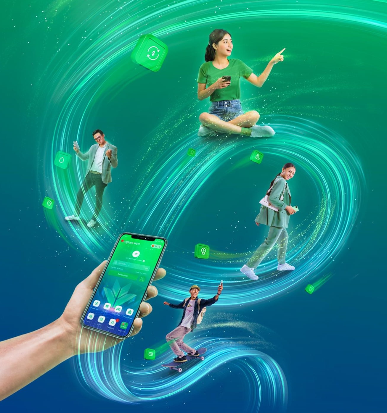 Cake by VPBanK subbranding Expect the unexpected