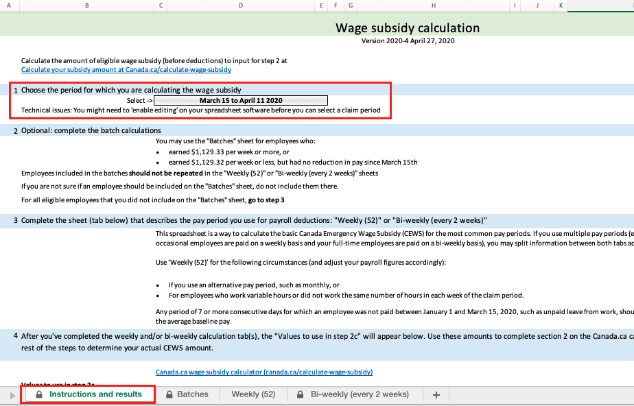 How To Calculate The Canadian Emergency Wage Subsidy (CEWS)