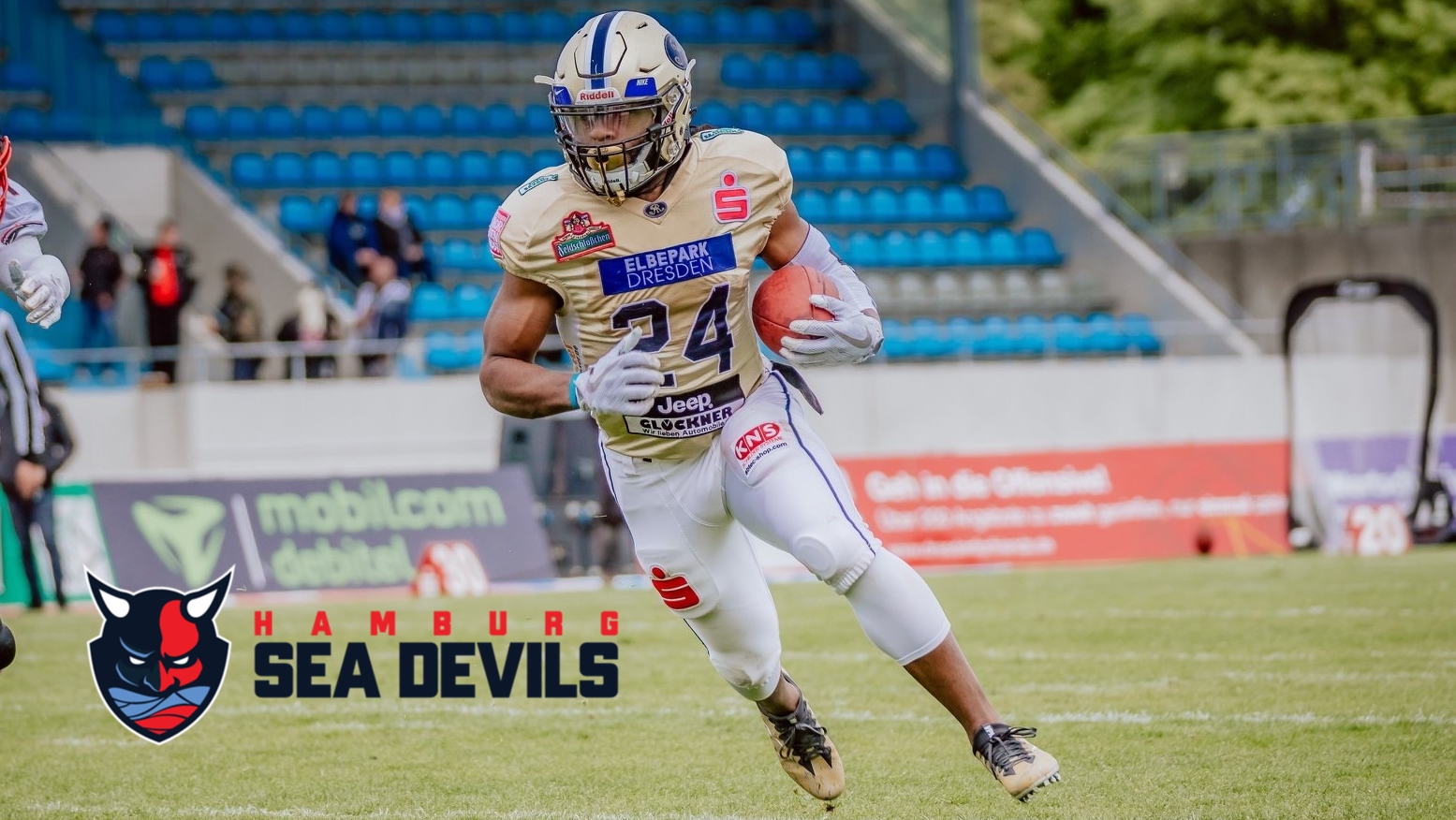 British standout running back Glen Toonga signs with Hamburg Sea Devils