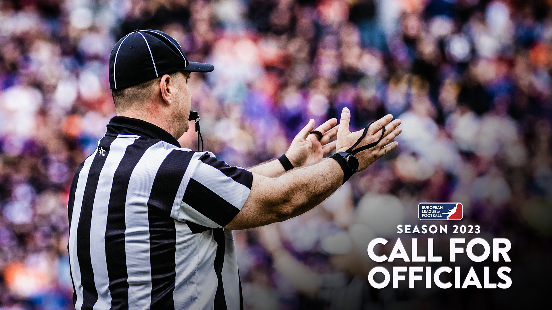 Become a European League of Football official!