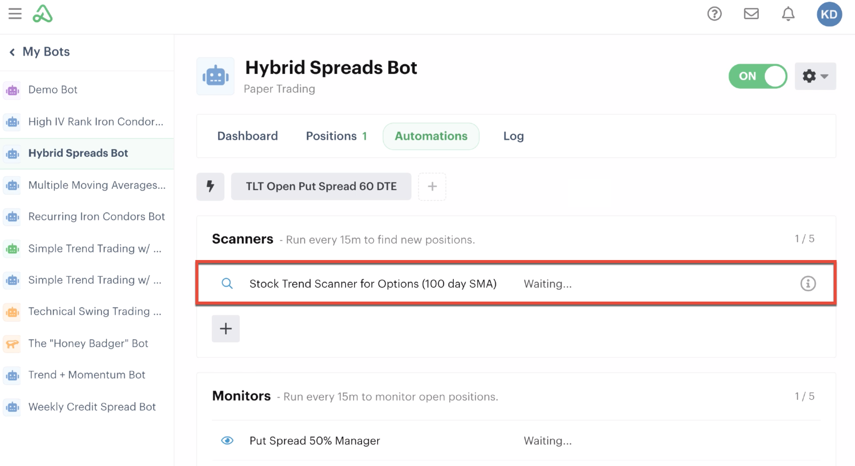 Copied automation added to the bot