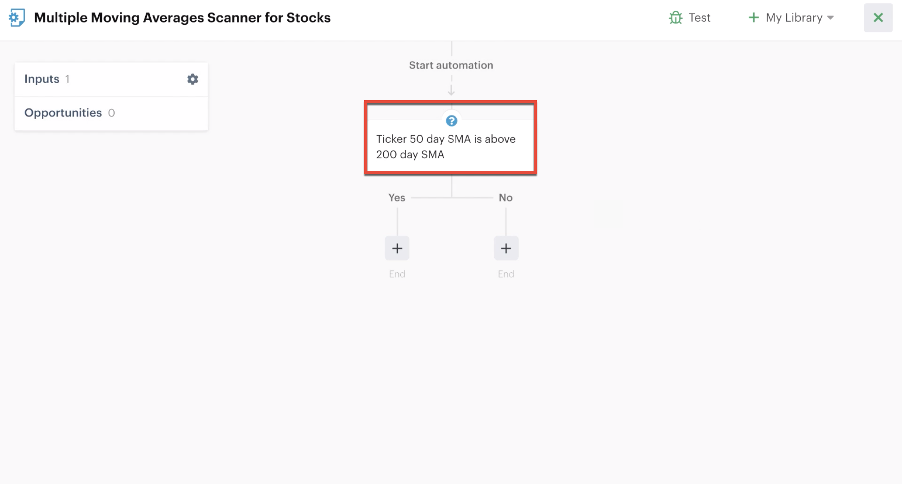 Decision recipe added to automation editor