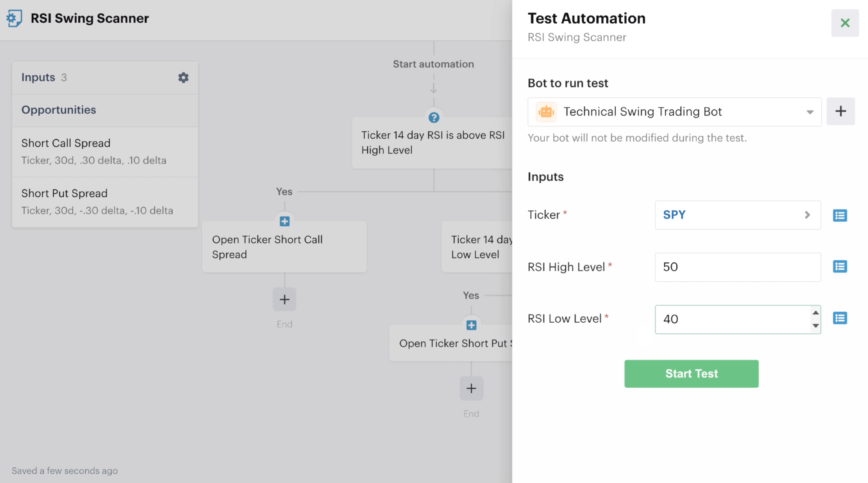 Testing the automation