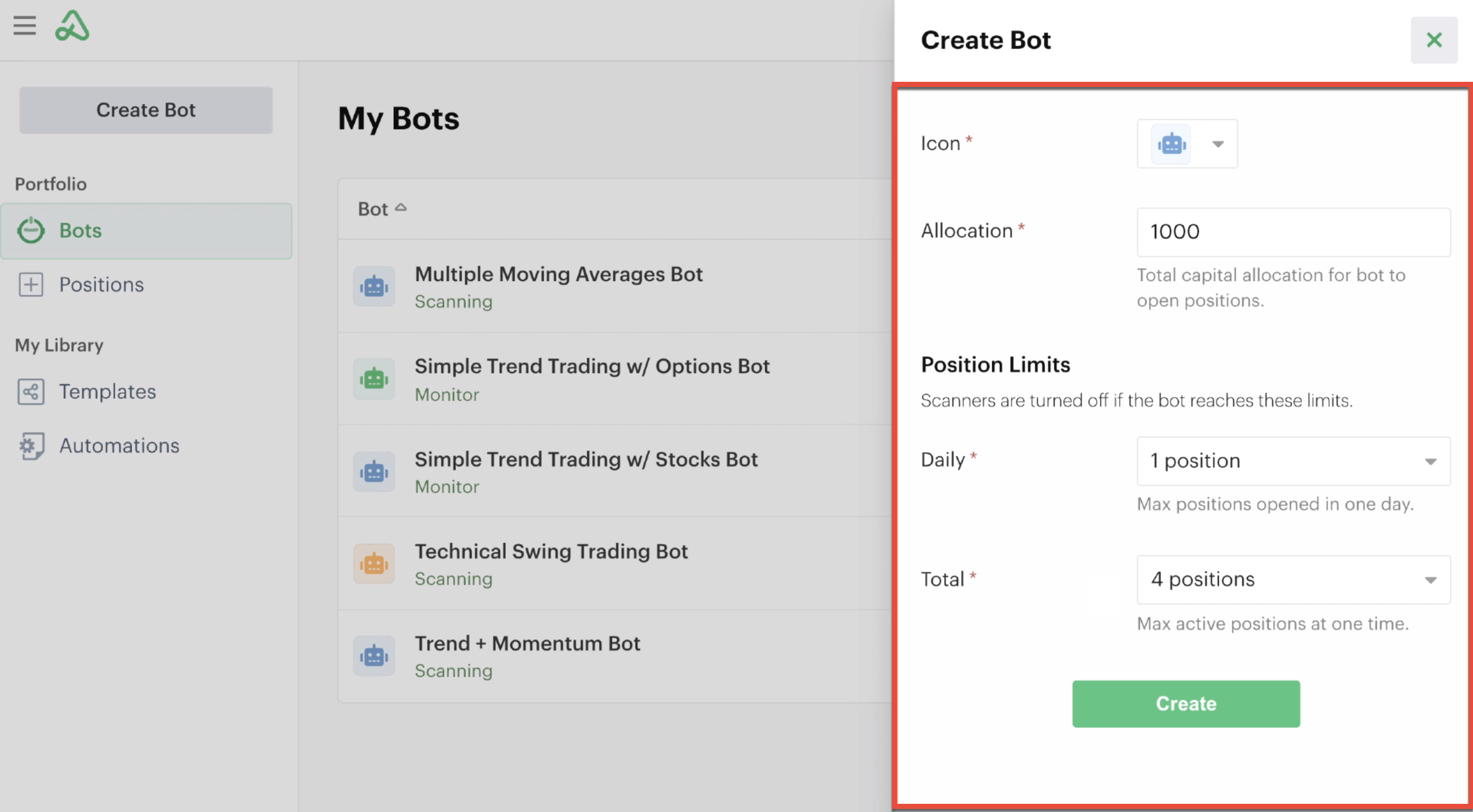Bot global settings