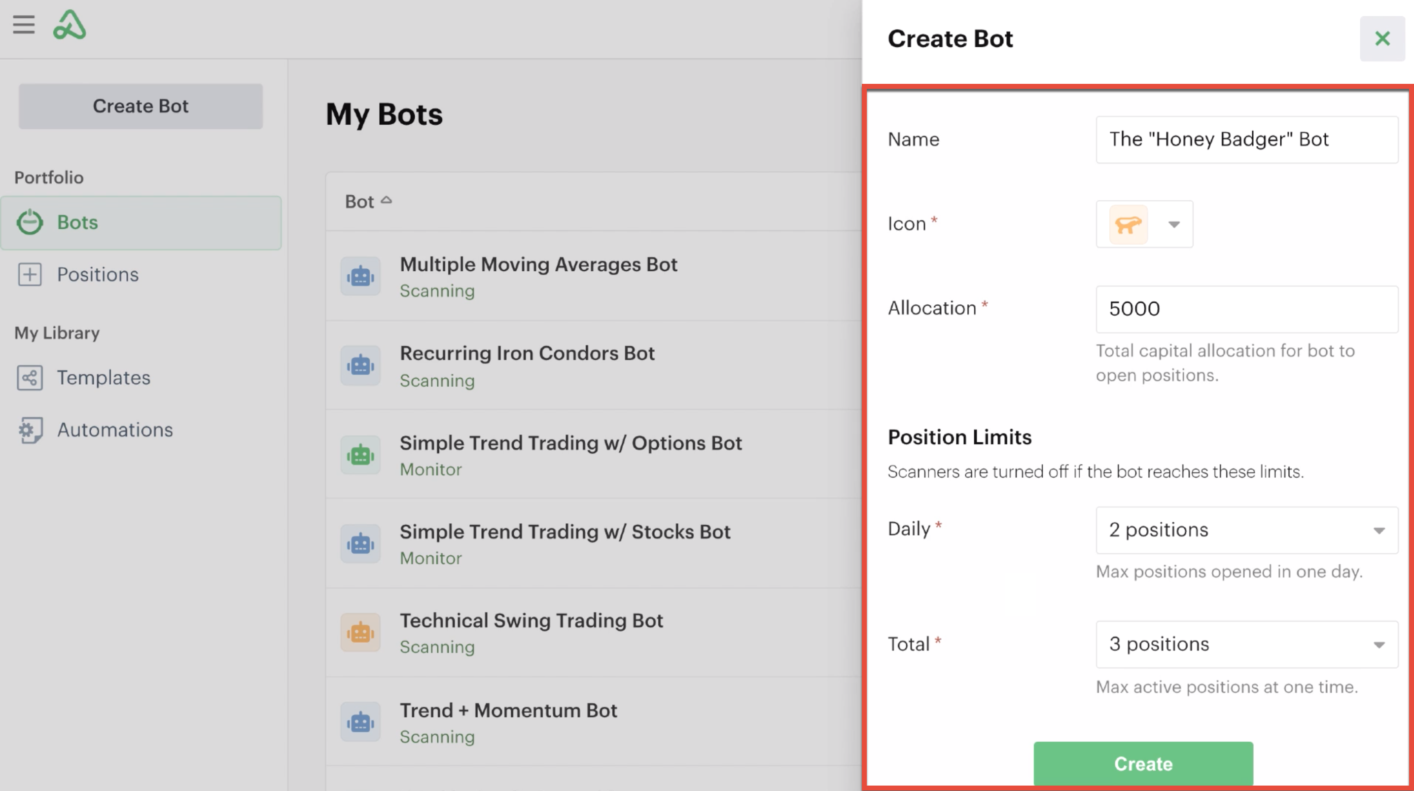 Bot global settings