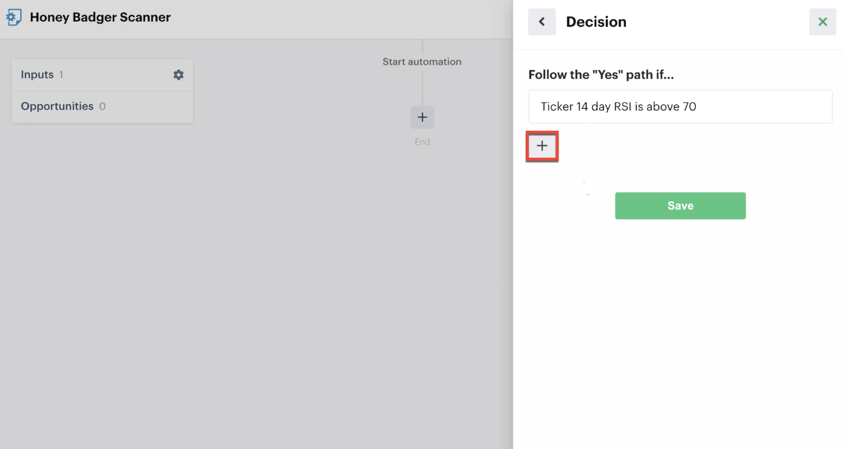 Adding an "and/or" function