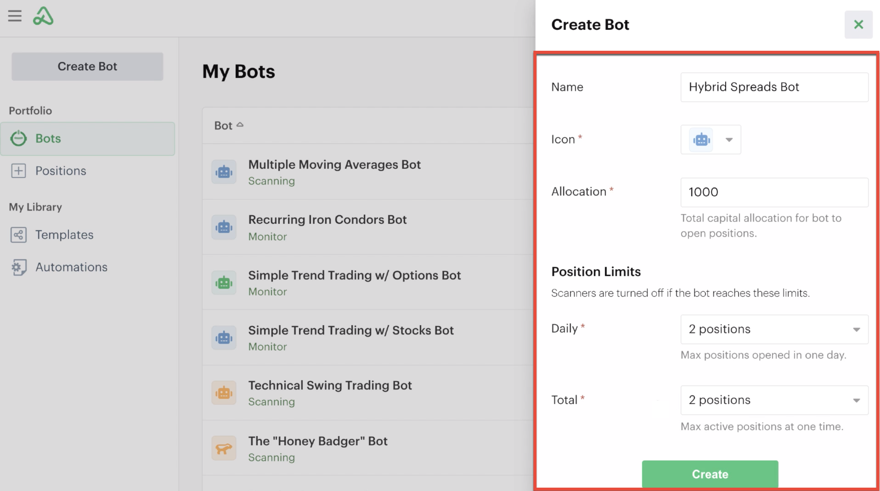 Bot global settings