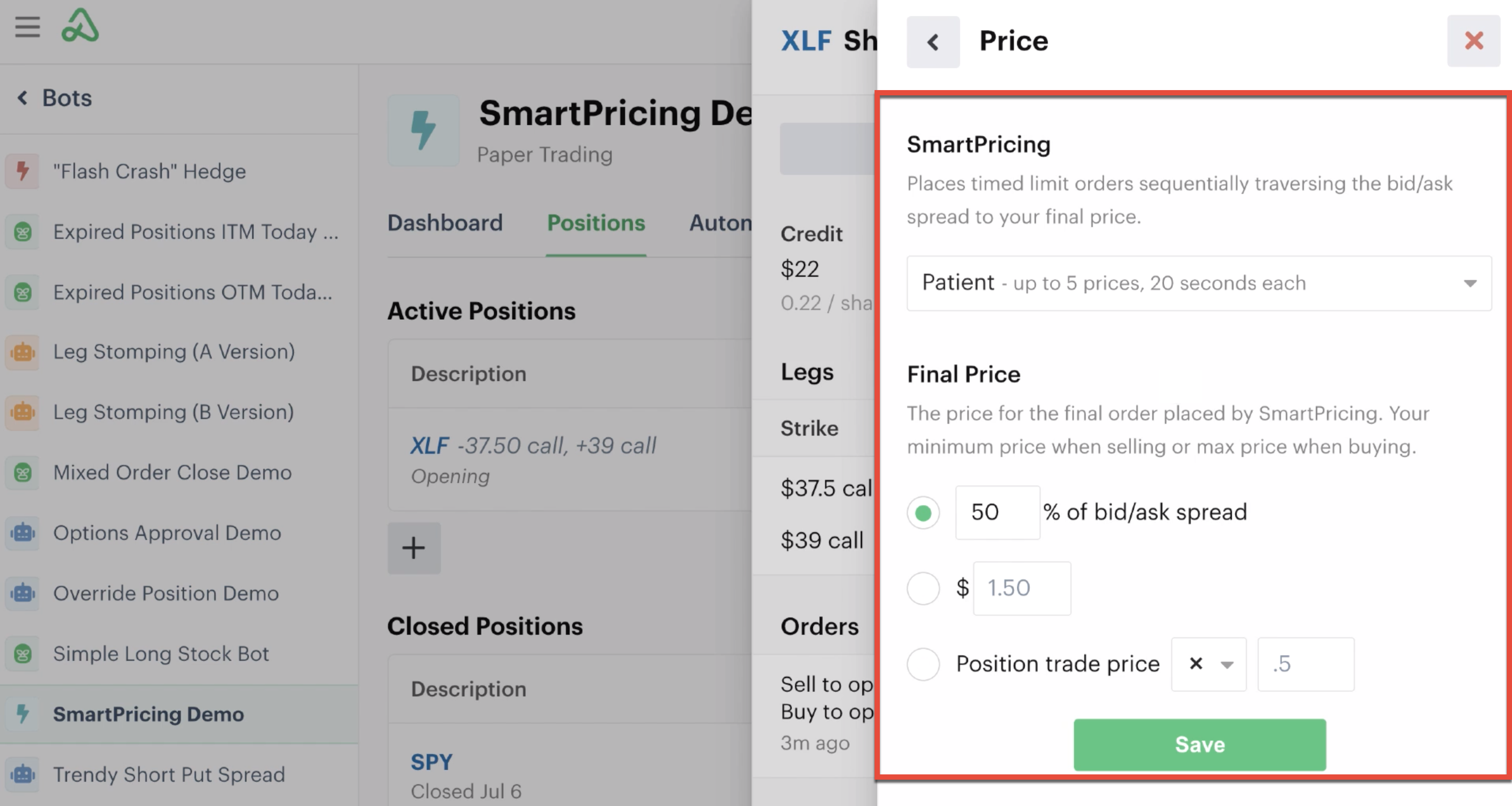 Patient SmartPricing 50%