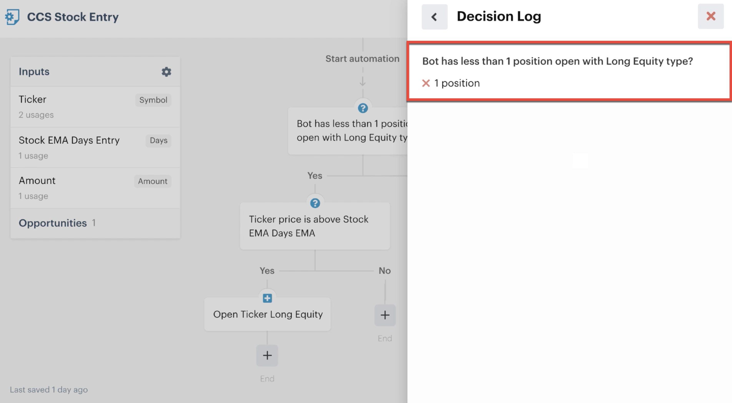 Decision log