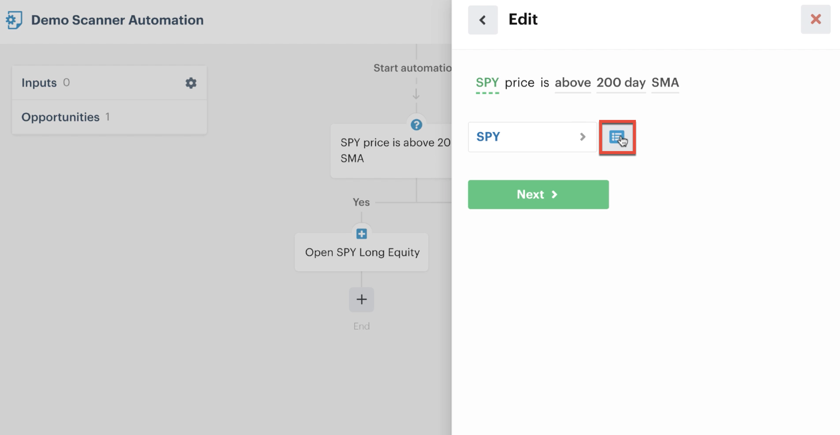 Adding a custom input