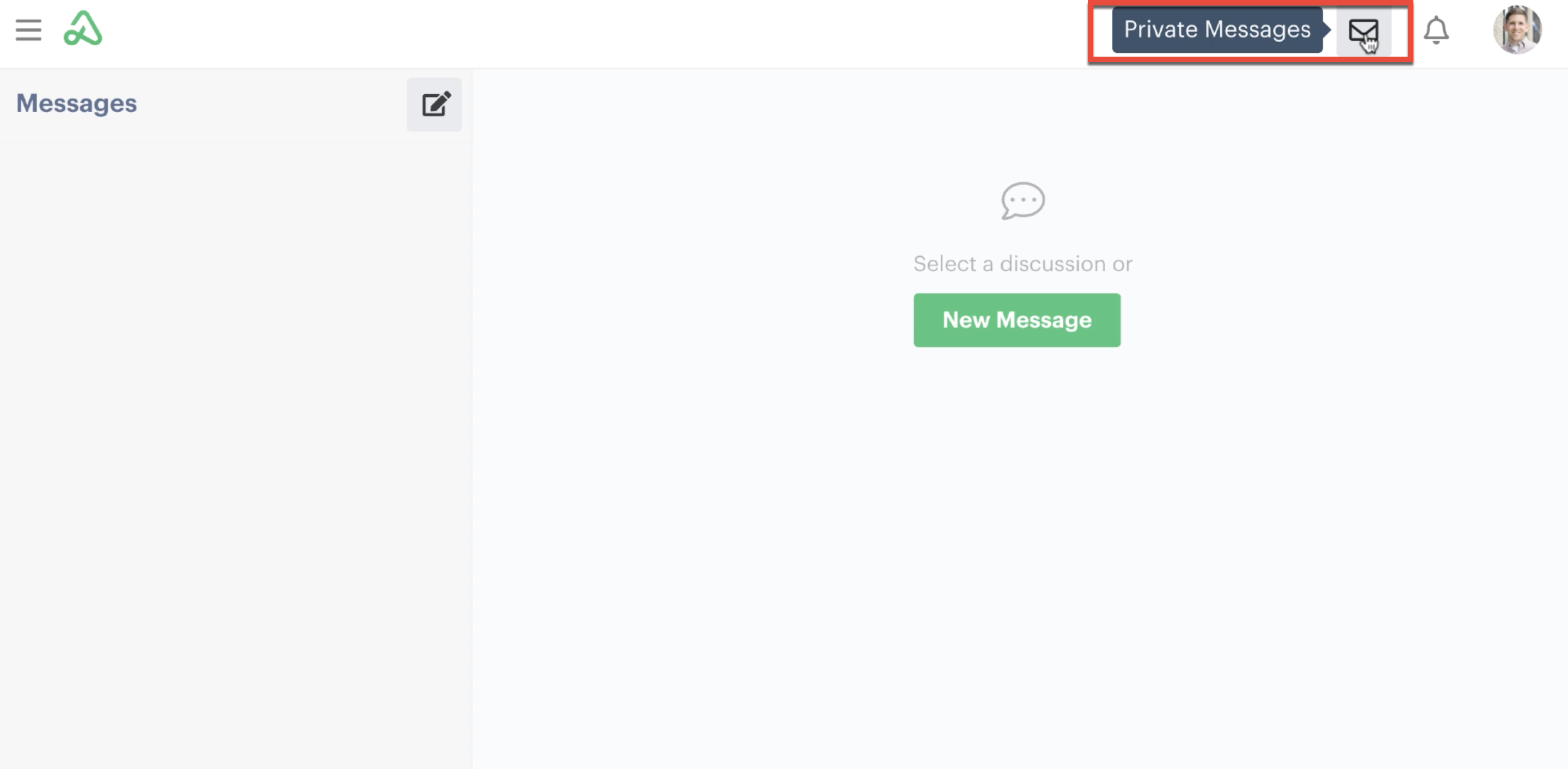 Private messages icon